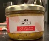 Mängden socker i Paté pur canard au piment d’espelette