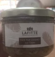 Mängden socker i Pate pur canard aux cepes