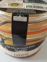 Mängden socker i Foie Gras entier