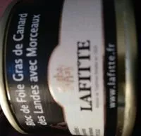 Mängden socker i Bloc foie gras de canard