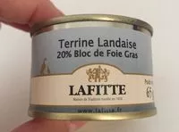 Mängden socker i Terrine Landaise (20% Bloc de Foie Gras)