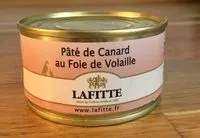 Mängden socker i Pâté de canard au foie de volaille