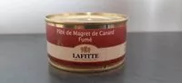 Mängden socker i Pâté de magret de Canard Fumé