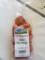 Mängden socker i Croustillants pralines fleur d'oranger