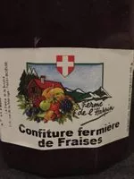Mängden socker i Confiture fermiere de fraise
