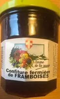 Mängden socker i Confiture fermière de FRAMBOISES