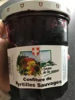 Mängden socker i Confirure de myrtilles sauvages