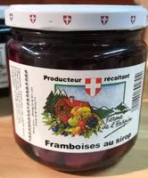 Mängden socker i Framboises au sirop