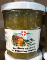 Mängden socker i Confiture fermière de tomates vertes