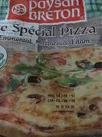 Mängden socker i Paysan Breton - Le Spécial Pizza Emmental, Mozarella, Edam