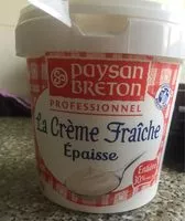 Mängden socker i La crème fraîche épaisse