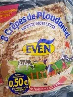 Mängden socker i EVEN - 8 Crêpes de Ploudaniel