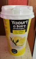 Mängden socker i Yaourt à boire au citron