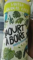 Mängden socker i Yaourt à boire ananas coco