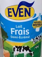 Mängden socker i Lait frais demi écrémé