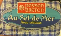 Mängden socker i Paysan Breton - Beurre moulé au sel de mer avec cristaux