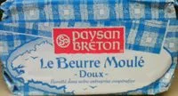 Mängden socker i Paysan Breton - Beurre moulé doux