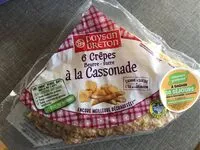 Mängden socker i Paysan Breton - 6 Crêpes Beurre-sucre à la Cassonade