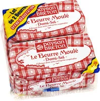 Mängden socker i Paysan Breton - Beurre moulé demi-sel -lot