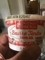 Mängden socker i Paysan Breton - Beurre Tendre demi-sel