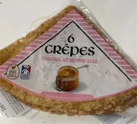 Mängden socker i 6 crêpes caramel au beurre salé