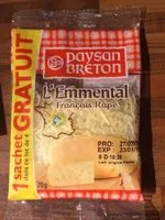 Mängden socker i Emmental français rapé