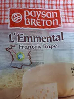 Mängden socker i Paysan Breton - L'Emmental Français Râpé