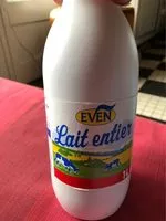 Mängden socker i Lait entier