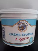 Mängden socker i Crème épaisse légère