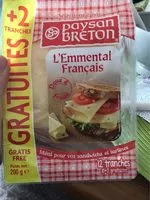 Mängden socker i Emmental français en tranches