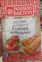 Mängden socker i Paysan Breton - Les Crêpes à la confiture de fraises Gariguette X6