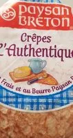Mängden socker i Paysan Breton - 6 Crêpes