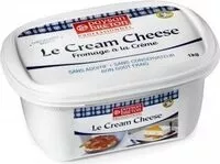 Mängden socker i Le cream cheese - Fromage à la crème