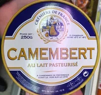 Mängden socker i Camembert au Lait Pasteurisé (23 % MG)