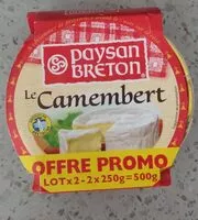 Mängden socker i Le camembert