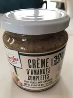 Mängden socker i Crème d'amandes Complètes