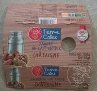 Mängden socker i Yaourt châtaigne