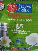 Mängden socker i Faisselle x4 moulée à la louche