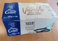 Mängden socker i Yaourts vanille au lait entier