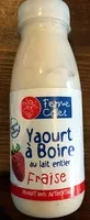 Mängden socker i yaourt à boire au lait entier fraise