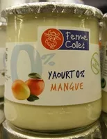 Mängden socker i Yaourt 0% mangue