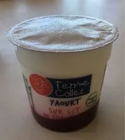 Mängden socker i Yaourt sur lit de framboise
