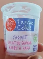 Mängden socker i Yaourt sur lit de saveur Barbe à Papa