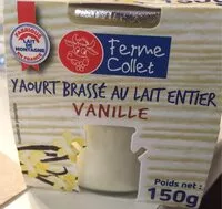 Mängden socker i Yaourt Brassé au lait entier Vanille