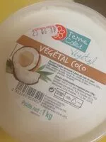 Mängden socker i Végétal coco