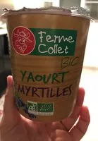 Mängden socker i Yaourt myrtilles