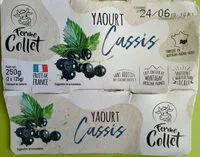Mängden socker i Yaourt Cassis Ferme Collet