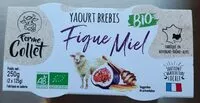 Mängden socker i Yaourt brebis figue miel