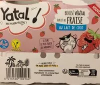 Mängden socker i Yatal - brassé végétal sur lit de fraise