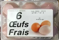 Mängden socker i Oeufs frais